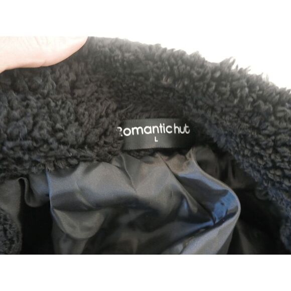 Romantic Hut Black Teddy Jacket L - Picture 8 of 9